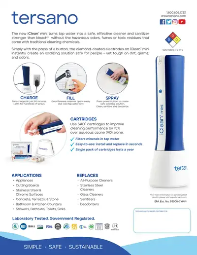 โบรชัวร์ iClean mini